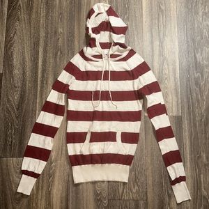 Red Striped Hoodie